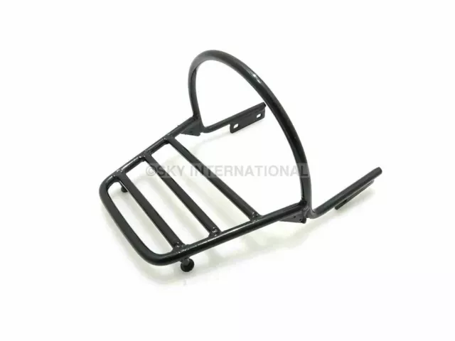 Rear Passenger Backrest+Carrier Compatible With Royal Enfield Classic Uce