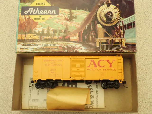 Athearn HO Gauge 1212 40ft Box Car ACY Poss Unused