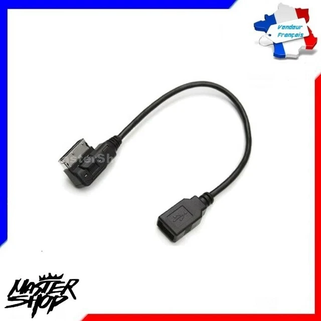 HQRP USB AUX Interface Cable For Audi MMI/AMI – A3 A4 A5 A6 A8 TT Q5 Q7 R8