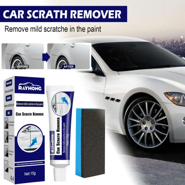 Car Scratch Remover Kit for Deep Scratches Paint Restorer Auto Repair Wax  Set US