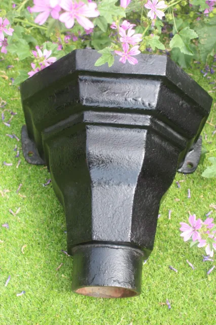 Vintage Garden Victorian Cast Iron Rainwater Hoppers  Old Antique Reclaimed 1800