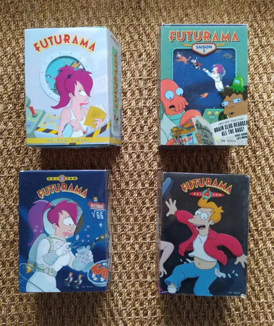 Intégrale Futurama - DVD FR - Saisons 1, 2, 3, 4