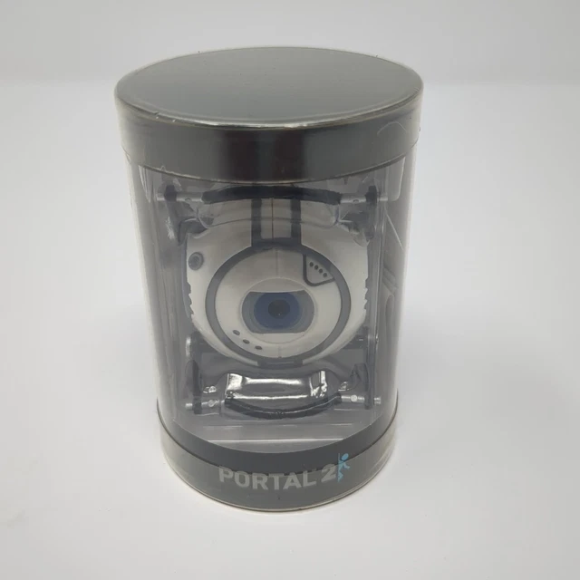 ThinkGeek Portal 2 Wheatley LED Flashlight Keychain Figure NEW NIB
