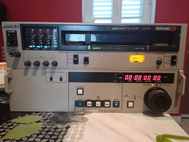 ampex videocassette player cvr-60 betacam sp