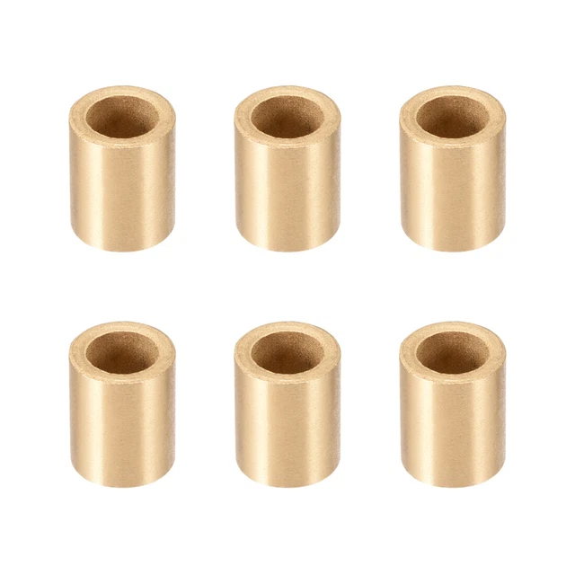 6pcs Self-Lubricating Bearing Sleeve Sintered Bronze Bushing 8mm x 12mm x 15mm