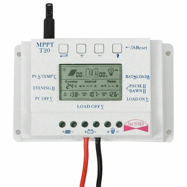 20/30/40/60 / 80A 3 Timer Mppt Pannello Solare Regolatore di Carica Efficiente