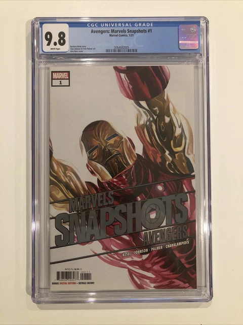 Avengers: Marvels Snapshots #1 CGC 9.8 amazing ALEX ROSS cover
