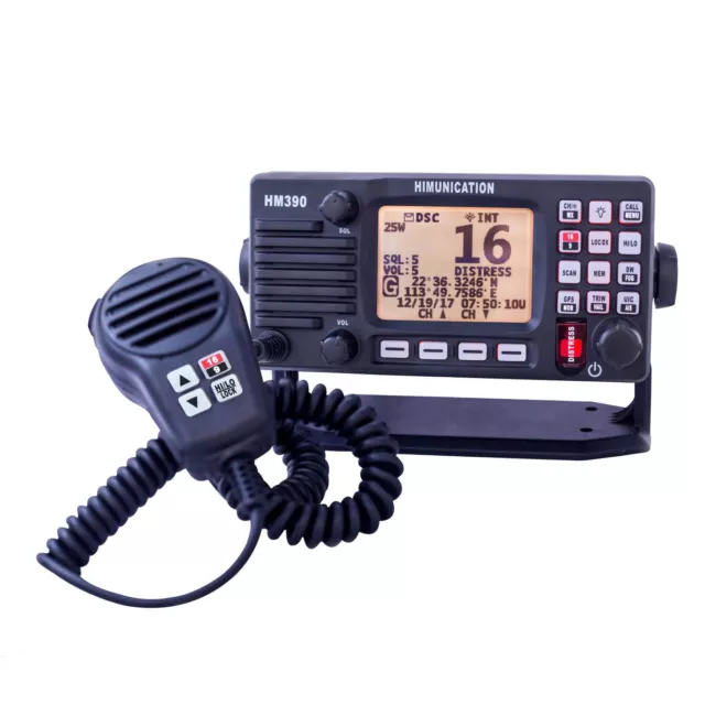 Himunication HM390 Radio VHF Fixe avec NMEA0183 et DSC