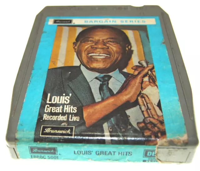 LOUIS ARMSTONG GREAT HITS RECORDED LIVE / B-  / 8-track tape cassette cartridge