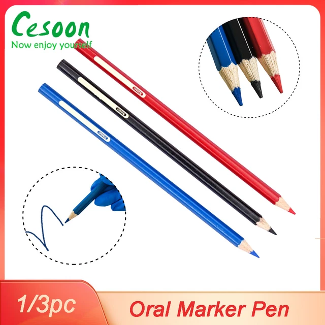 1/3 Pc Dental Oral Marker Pen Gingival Denture Repair Marker Water-soluble Pen
