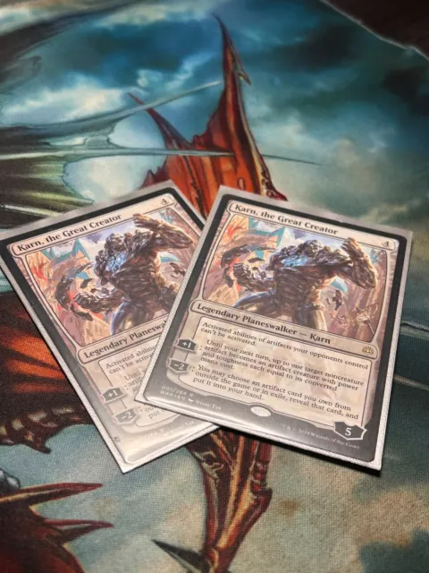 Karn, the Great Creator 1x FOIL WAR MTG War of the Spark Rare MINT planeswalker Karn, the Great Creator 1x FOIL WAR MTG War of the Spark Rare MINT planeswalker