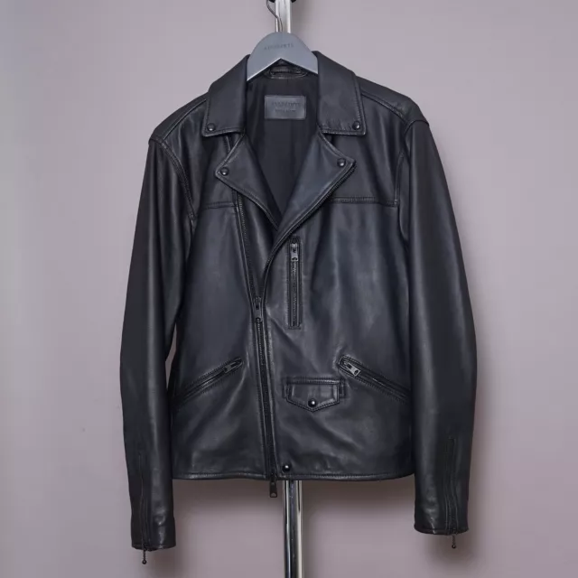 Collarless Leather Jacket fea Politix