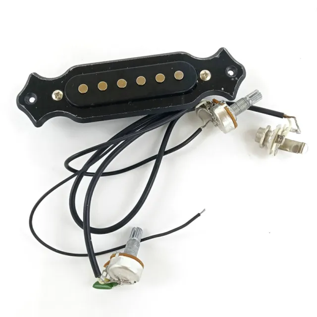 6 String Coil Guitar Harness Pickup Pre-Wired Single Tone With 1T1V