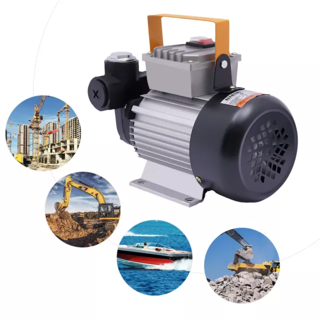 16GPM Electric Oil & Fuel Fluid Pump Transfer Extractor Pump Motor 550W AC 110V