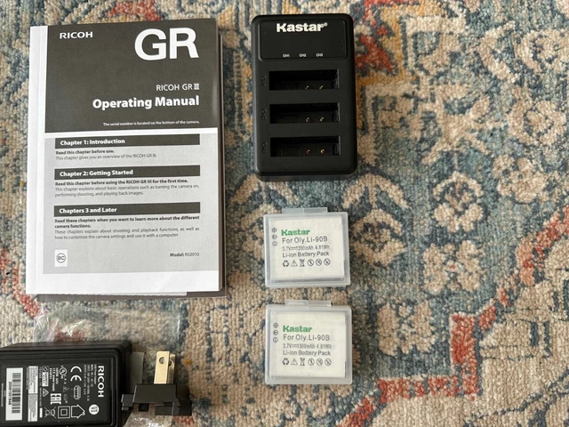 [EXTRA BATTERIES] Ricoh GR III 24.2MP w/ GR GA-1 Extender, TONS of accessories 12