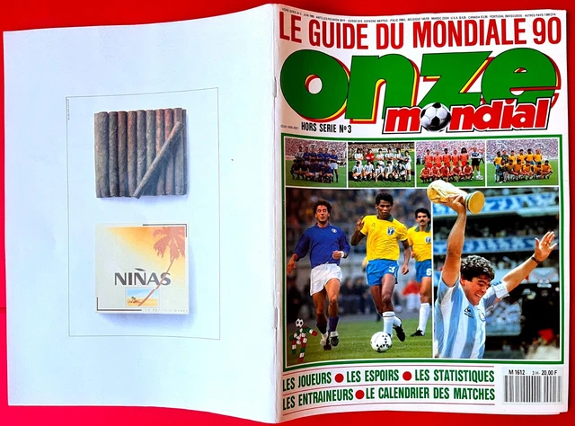 Football onze mondial hors série 03 special guide du mondiale 90 italia - Livres