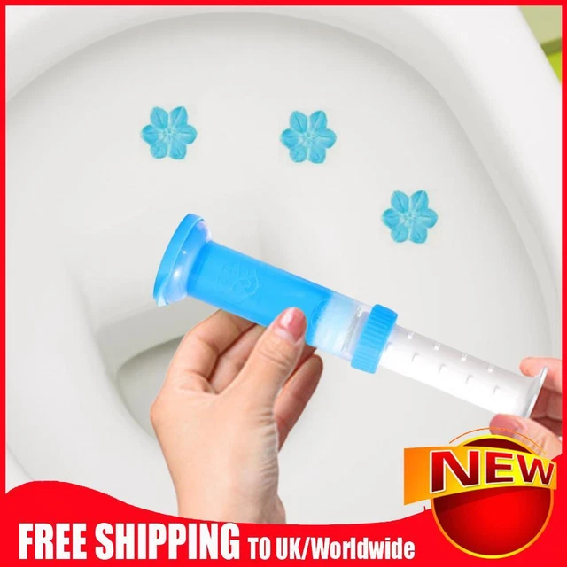 Toilets Deodorization Gel Flower Fragrance Bathroom Air Freshener (Blue)
