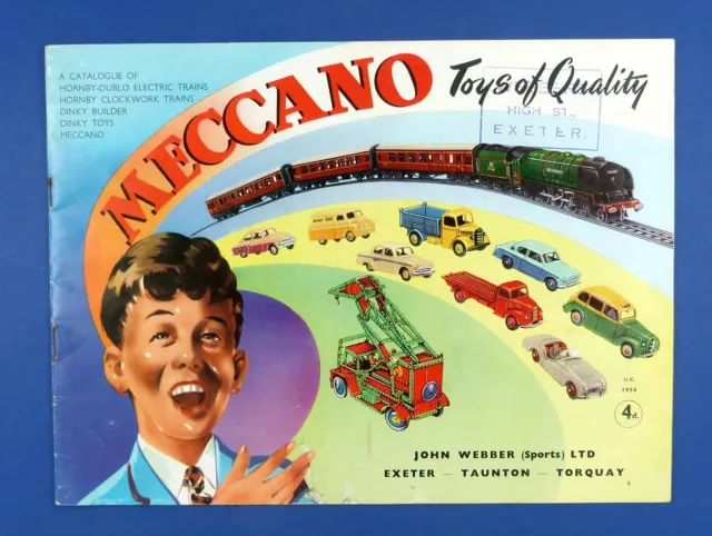 Meccano Toys Of Quality 1958 Catalogue Meccano , Hornby O , Dublo , Dinky Toys