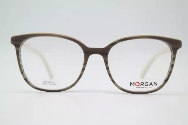 Brille MORGAN 201117 Braun Beige Silber Oval Brillengestell eyeglasses Neu