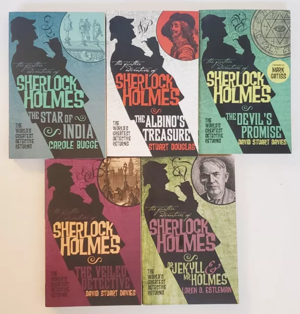 The Further Adventures of Sherlock Holmes Lot of 5 Paperbacks - Titan Books