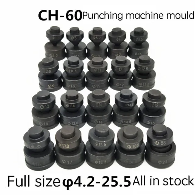 CH-60 Steel Punching Machine  Punching Mould Hydraulic Punch Round Die Stainless