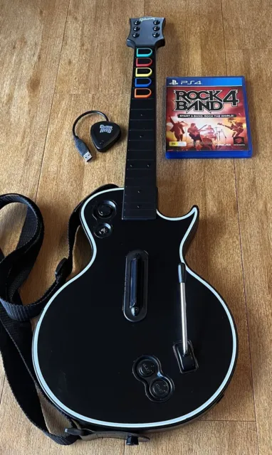 Guitar Hero Live WITH USB DONGLE Wireless Controller PS4 Tested Works Great