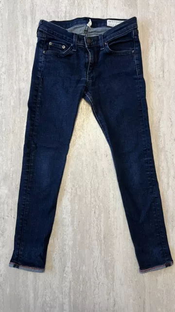 Rag & Bone - Women's Dark Wash Blue Capri Skinny Jeans Size 26