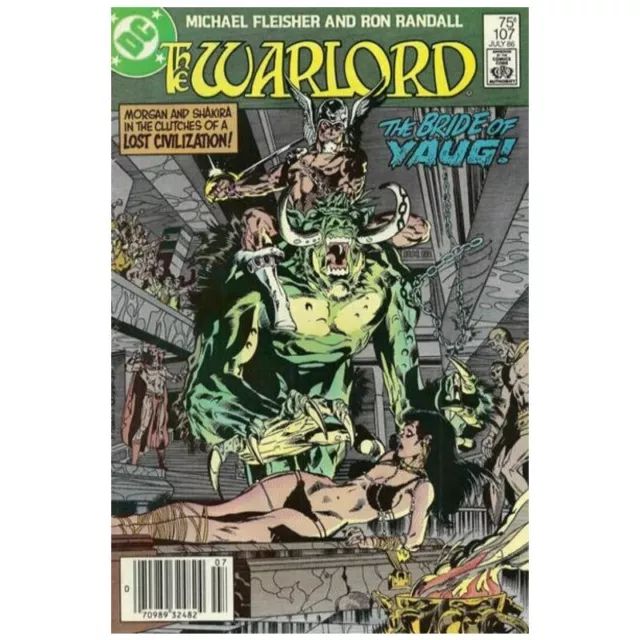 Warlord (1976 series) #107 Newsstand in Very Fine condition. DC comics [u.