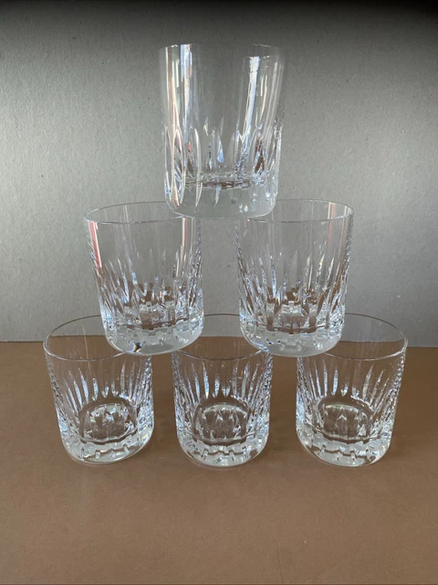 Lot De 6 Verres à Whisky Et Carafe En Cristal Saint Louis – Très Bon état