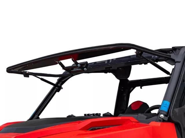 SuperATV Scratch Resistant Flip Windshield for Polaris General XP 1000 (2017+)