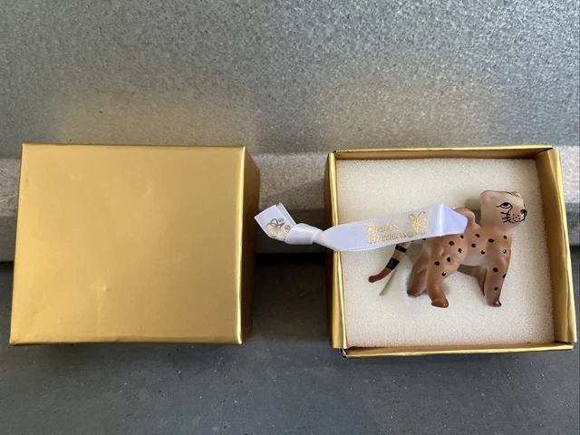 BUSCH GARDENS CHEETAH Passholder Ornament 2020 Small Porcelain? $9.99