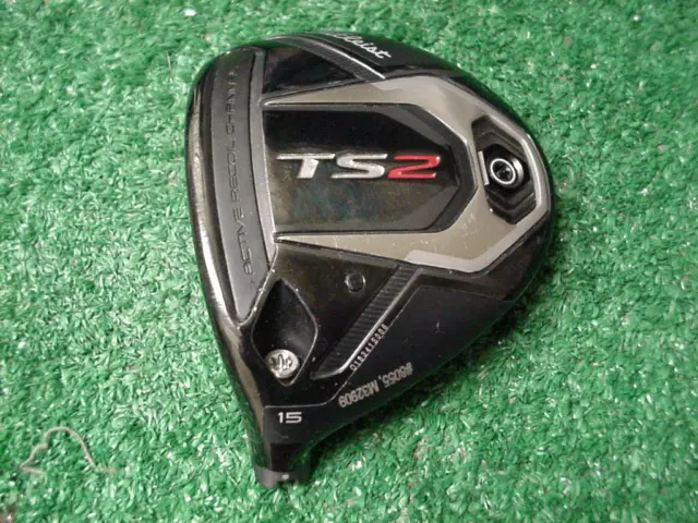 Left Hand LH Nice Tour Issue Titleist TS2 15 degree 3 Wood Head & Screw