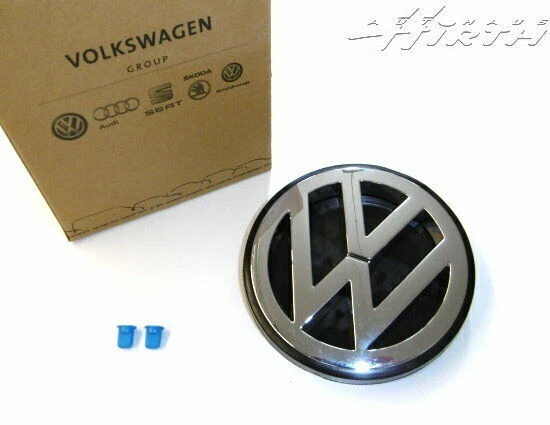 Stemma Originale VW Portellone Posteriore T4 Transporter, Cromato - Ricambio 701853601F - 2