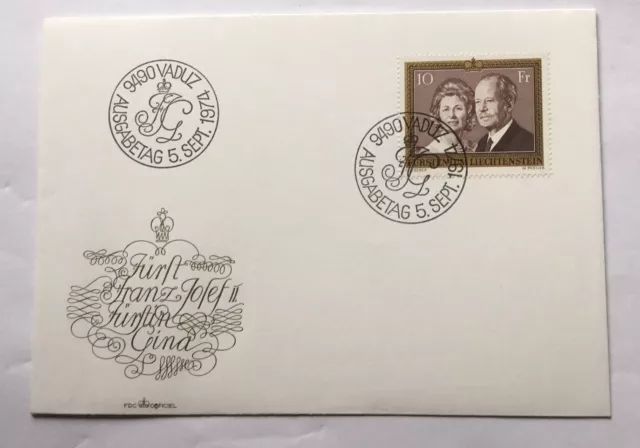 Briefmarken Liechtenstein FDC