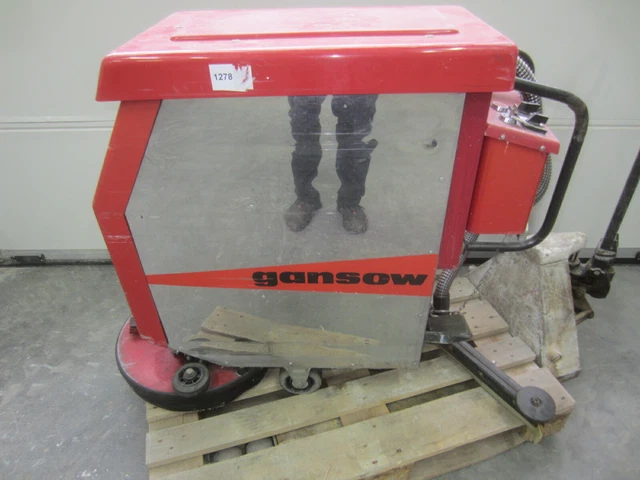 Gansow 25 B 46 Putzmaschine Scheuermaschine Bodenreiniger Ladegerät Reiniger