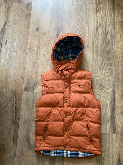 JACK WILLS SIZE S Down Gilet Burnt Orange 50.00 PicClick UK