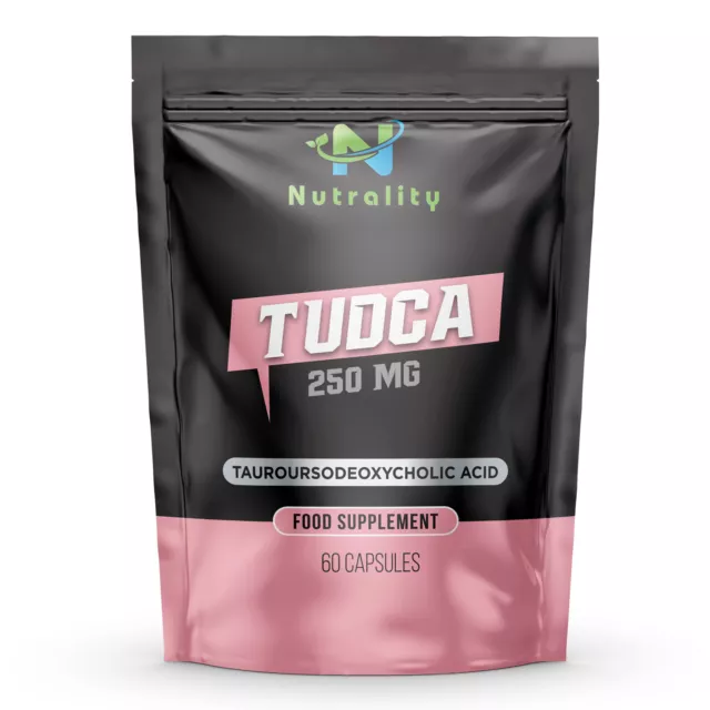 Nutrality Tudca Supplement 250mg - 60-Day Supply