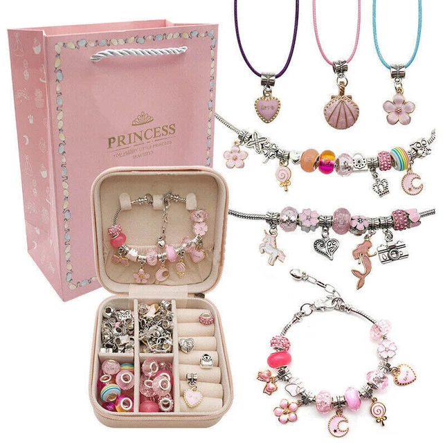 Charm Armband Making Kit Schmuck Making Bastelsets Anhänger für Kinder Geschenk