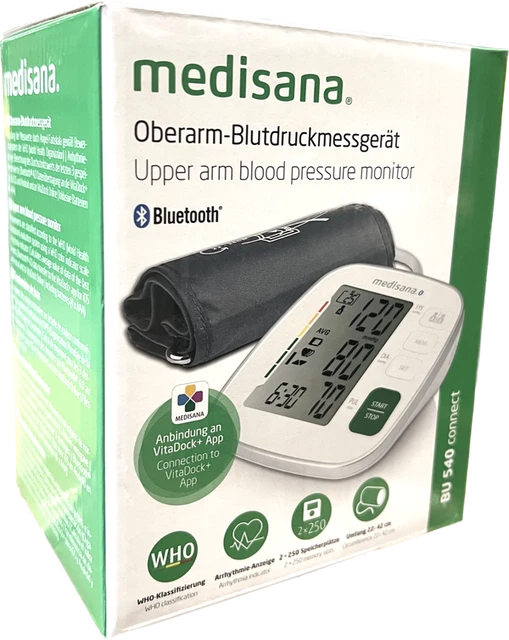Medidor de presión arterial en la parte superior del brazo Medisana BU 540 Connect