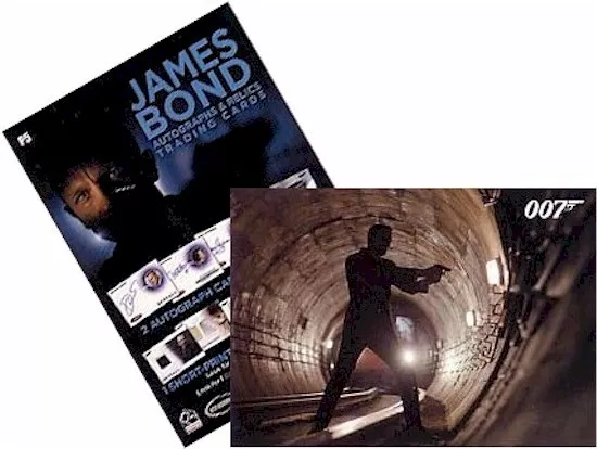 James Bond Autographes & Reliques - P5 Promo Carte - GB Exclusivité 2013 2