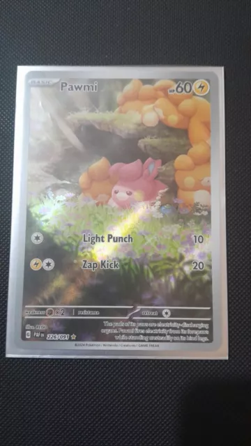 Pokémon TCG Pawmi Scarlet & Violet: Paldean Fates 226/091 Holo Illustration Rare