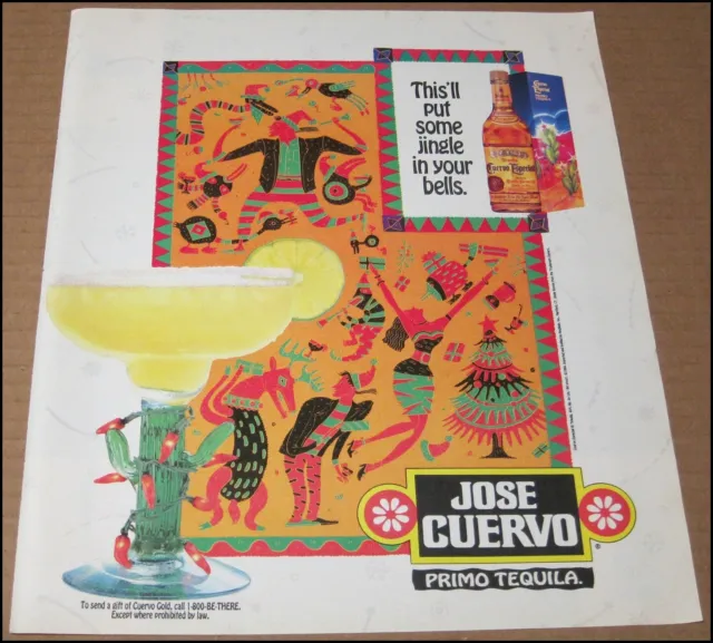 1994 Jose Cuervo Especial Gold Tequila Print Ad 10" x 12" Advertisement Vintage
