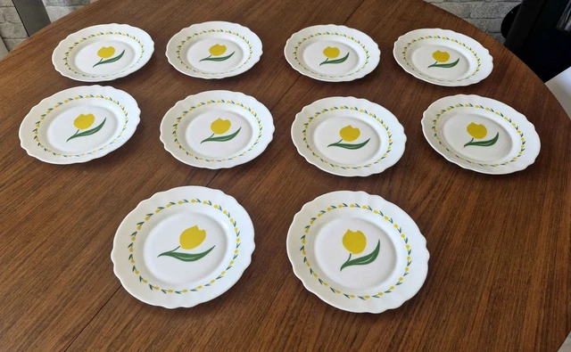 5 assiettes à dessert anciennes on Gens de Confiance