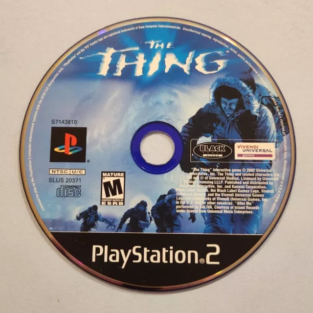 The Thing (Sony PlayStation 2, 2002) PS2 Disc Only The Thing (Sony PlayStation 2, 2002) PS2 Disc Only