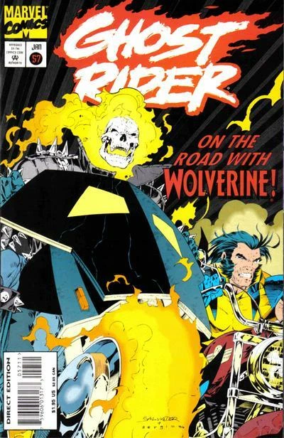 Ghost Rider #57 Volume 2 Marvel Comics January Jan 1995 (VFNM or Better)