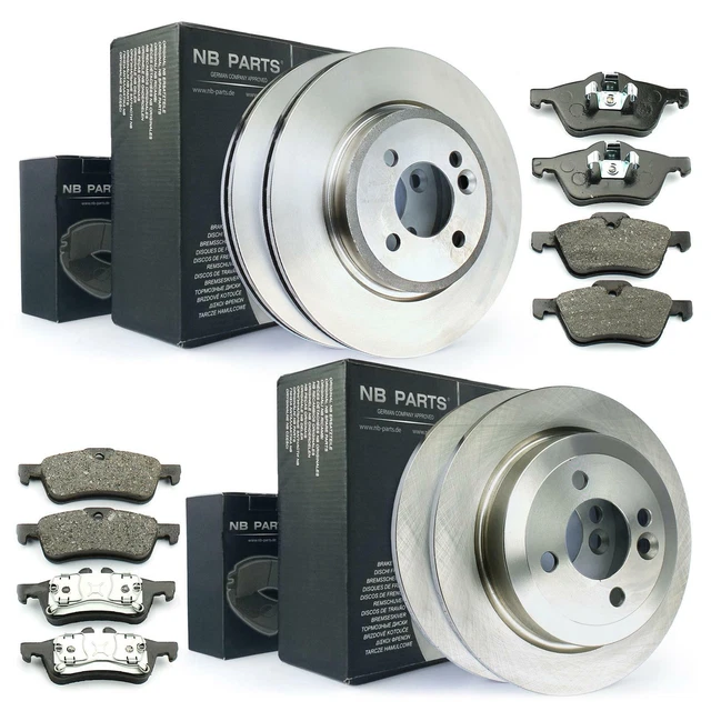 Frankberg Kit Frein Avant Mazda MX-5 NA / NB - 2 Disques Ventilés + 4 Plaquettes - Remplace NAY53323Z / NA753325X - Sans Pack Sport