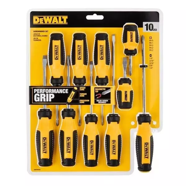 DeWalt 10-Piece Screwdriver Set DWHT62513