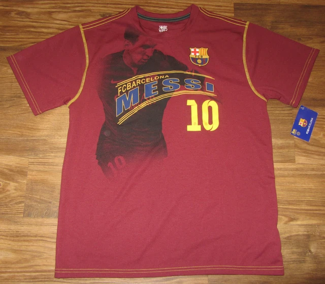Offizielles FC Barcelona Trikot – Lionel Messi T-Shirt Für Herren In Größe XL, 100% Baumwolle