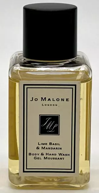 Jo Malone lima albahaca y mandarina lavado corporal y manos 0,5 oz/15 ml nuevo