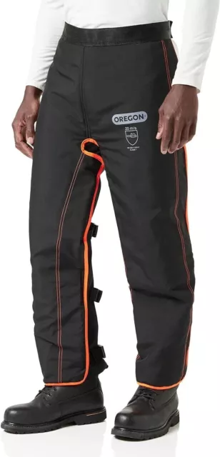 Oregon 575780 Black Orange Universal Chainsaw Protective Chaps Leggings Trousers